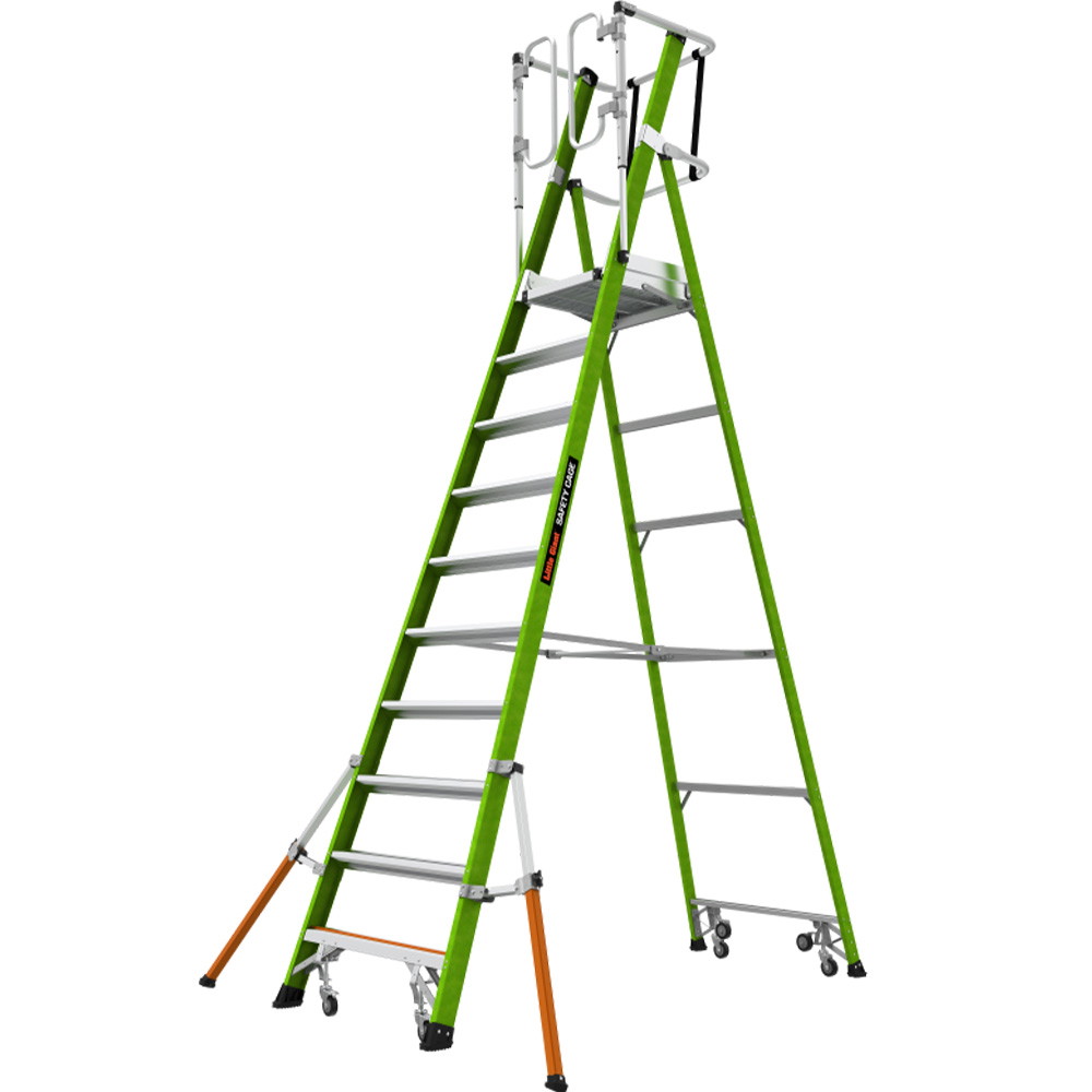 JUMBO Giant platformsstig "Safety Cage" med 10 trin