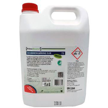 Prime Source Mild 72 skumrengøring Sur 5L