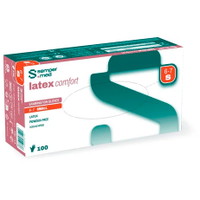 Sempermed Comfort latexhandske str. S hvid