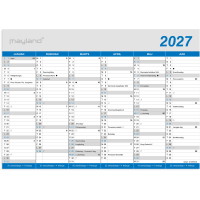 Mayland 27059000 klassisk vægkalender A4