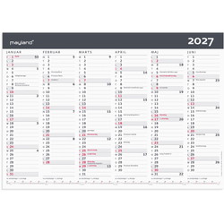 Mayland 27063100 moderne vægkalender A3