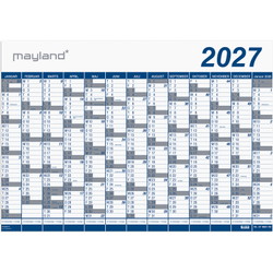 Mayland 27065100 1x13mdr vægkalender 70x100cm