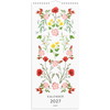 Mayland 27066110 blomster vægkalender 19x43cm