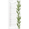 Mayland 27066110 blomster vægkalender 19x43cm