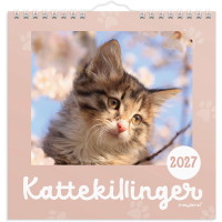 Mayland 27066400 Kattekillinger vægkalender 16x16,4cm