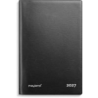 Mayland 27084500 mini ugekalender 13,5x9cm sort