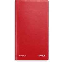 Mayland 27090010 indexkalender 17x9,5cm rød