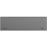 Mayland 27130000 dag-uge bordkalender 10x30cm grå