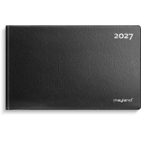 Mayland 27132000 mini bordkalender 9,5x15,3cm sort