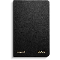 Mayland 27162010 uge lommekalender 11,5x7,5cm sort