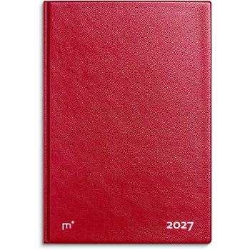 Mayland 27194010 City diplomat kalender 25x17,5cm rød