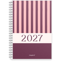 Mayland 27200710 ugekalender 4 illustrationer A5 tværformat