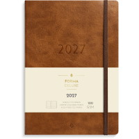 Burde 27200800 Forma Deluxe ugekalender A5 brun højformat