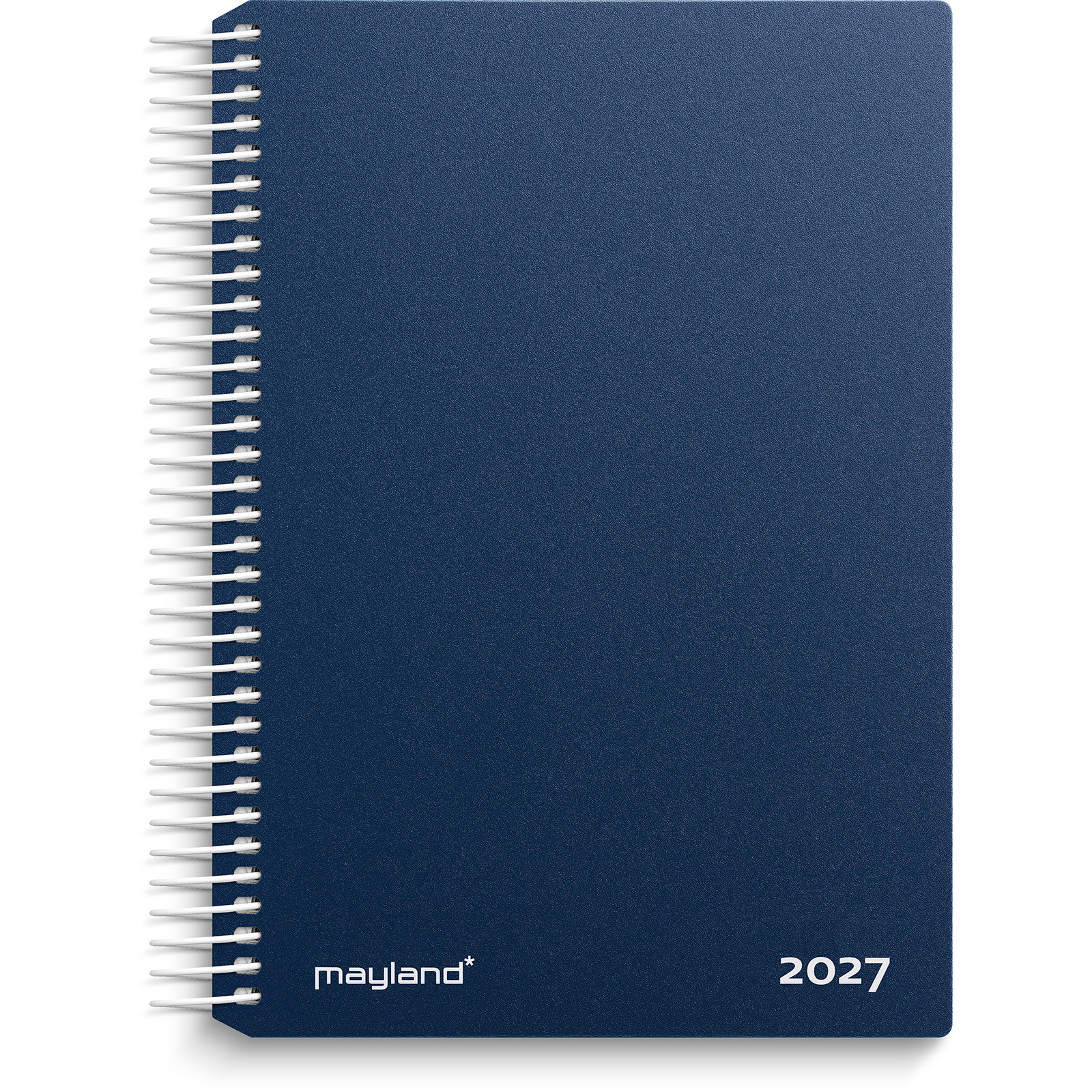 Mayland 27210020 dag spiralkalender 17,5x13,5cm blå