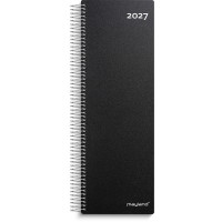 Mayland 27225000 spiral noteringskalender 32,8x12,7cm sort