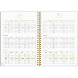 Burde 27227410 Essentials ugekalender A5 tekstilpræg