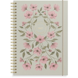 Burde 27227410 Essentials ugekalender A5 tekstilpræg