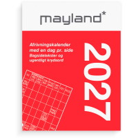 Mayland 27241000 broderikalender 6,4x5cm