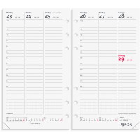 Mayland 27275000 System PP ugekalender refill højformat