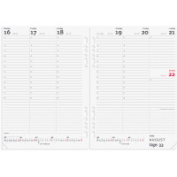 Mayland 27295000 System ugekalender A5 refill højformat