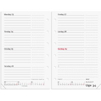 Mayland 27355100 System Mini ugekalender refill tværformat
