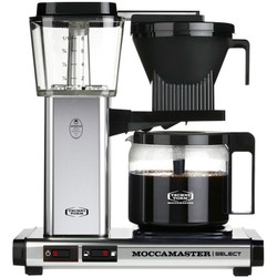 Moccamaster KBG Select kaffemaskine Poleret sølv