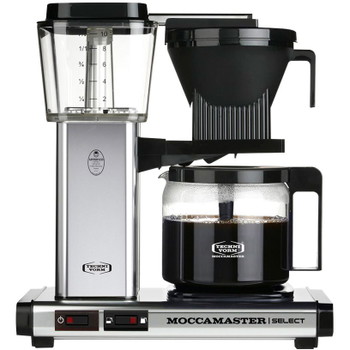 Moccamaster KBG Select kaffemaskine Poleret sølv