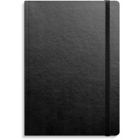 Mayland Soft notesbog A4 linjeret 192ark 80g Sort