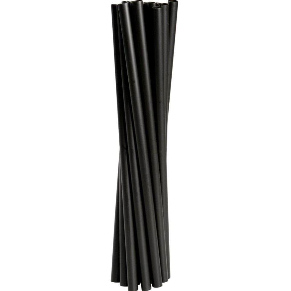 Gastro flergangssugerør Ø6mmx19cm PP Sort 250stk