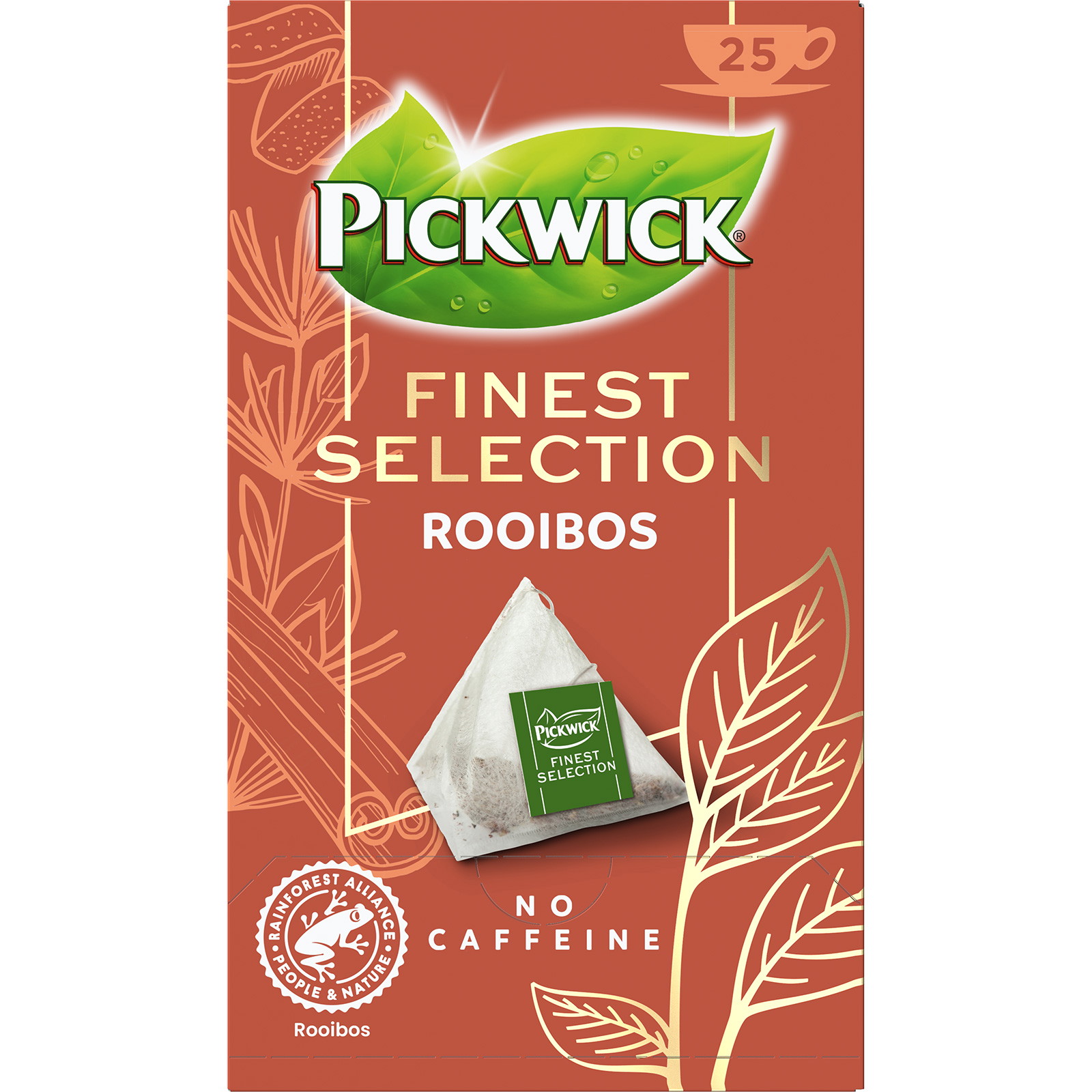 4 x Pickwick Finest Rooibos 25 tebreve