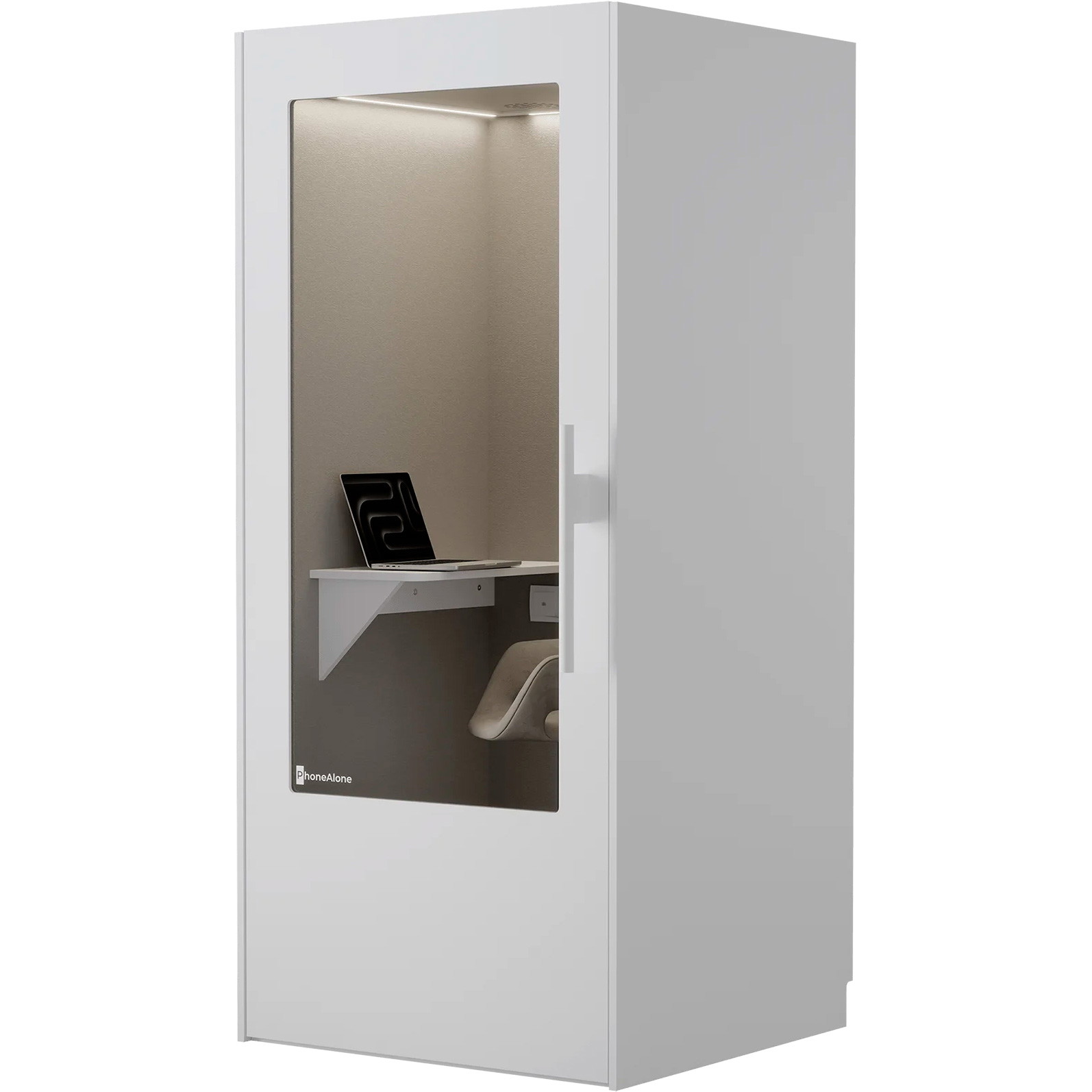 PhoneAlone S-101 telefonboks Klassisk Hvid