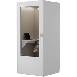 PhoneAlone S-101 telefonboks Klassisk Hvid