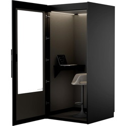 PhoneAlone S-103 telefonboks Klassisk Sort