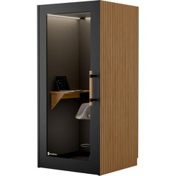 PhoneAlone X-105 telefonboks Premium Sort/Eg
