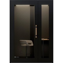 PhoneAlone X-405 arbejdsboks Premium Sort/Eg