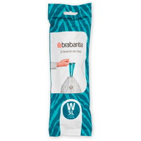 Brabantia W affaldsposer 5L hvid 20stk