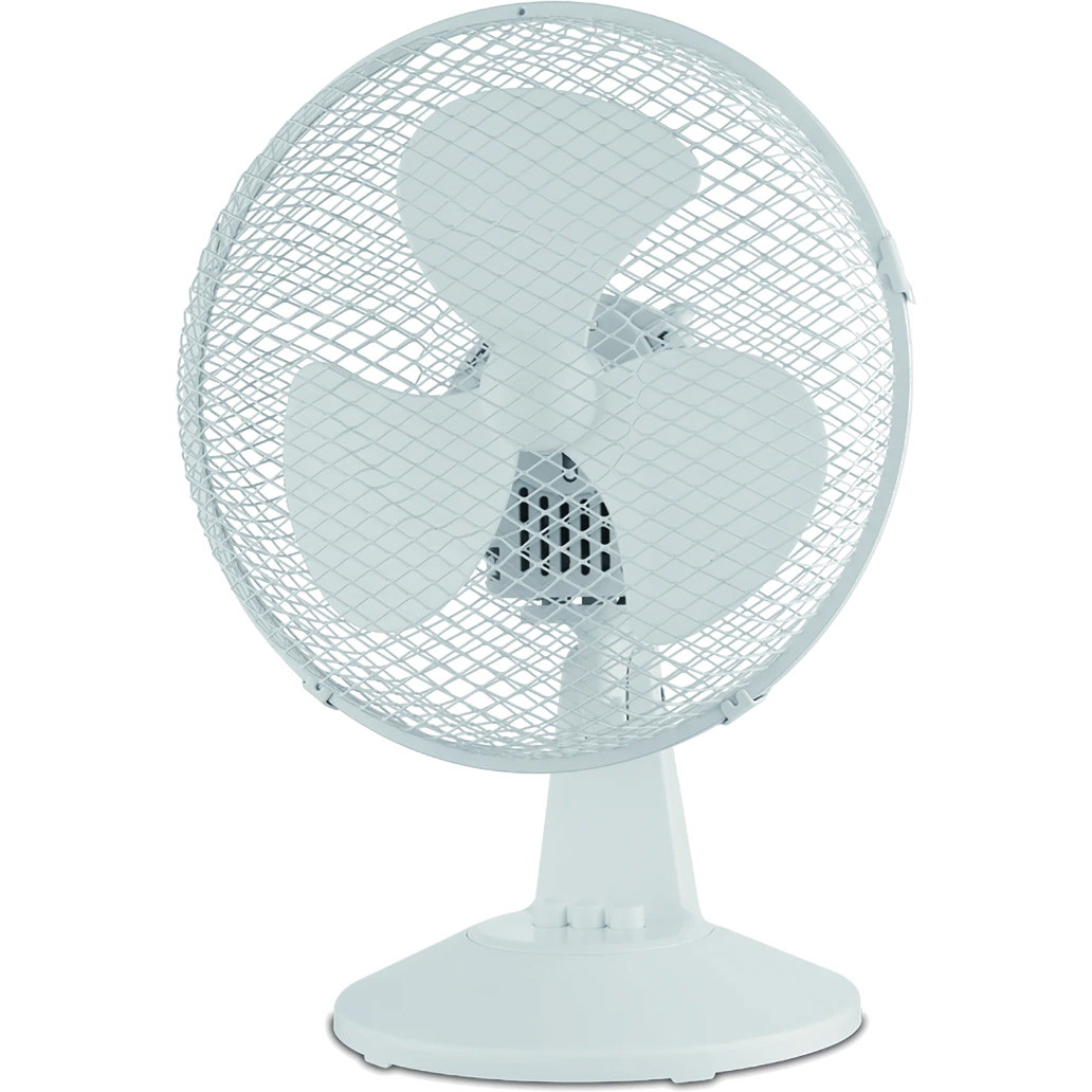 Senz bordventilator Ø22cm roterbar hvid