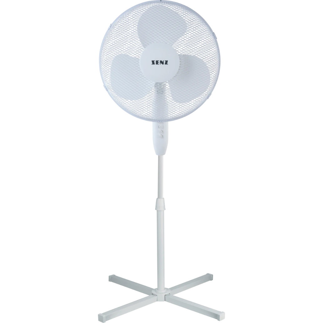 Senz gulvventilator Ø41cm roterbar hvid