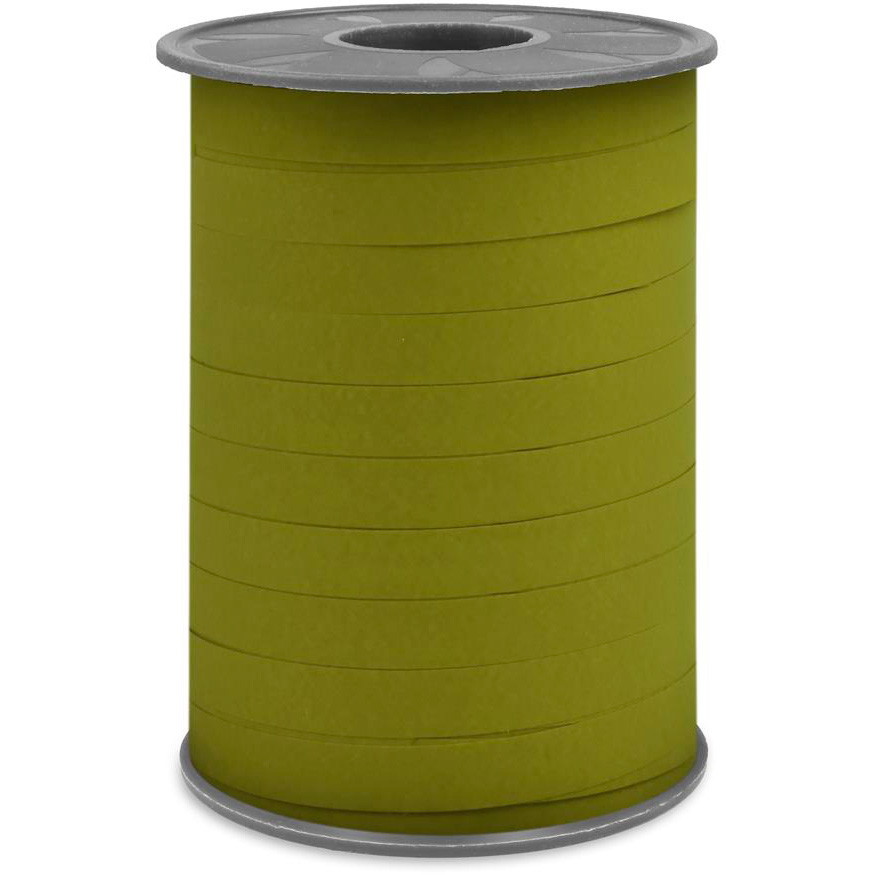 Gavebånd Mat 10mmx200m Oliven