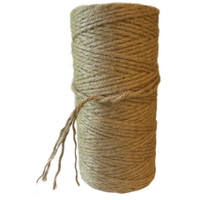 Bindegarn Jute 4-slået Ø2,1mm 170m Natur