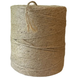 Bindegarn Jute 3-slået Ø1,7mm 260m Natur