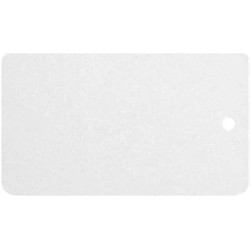 Manillamærke PVC 65x120mm Hvid 1000stk