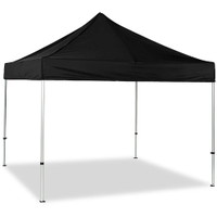 Lux Event Telt vandtæt polyester 3x3m sølv/sort