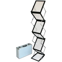 Brochurestander Flex 6xA4 Sort