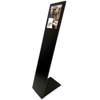 Infostander Design Magnetisk A4-lomme Sort