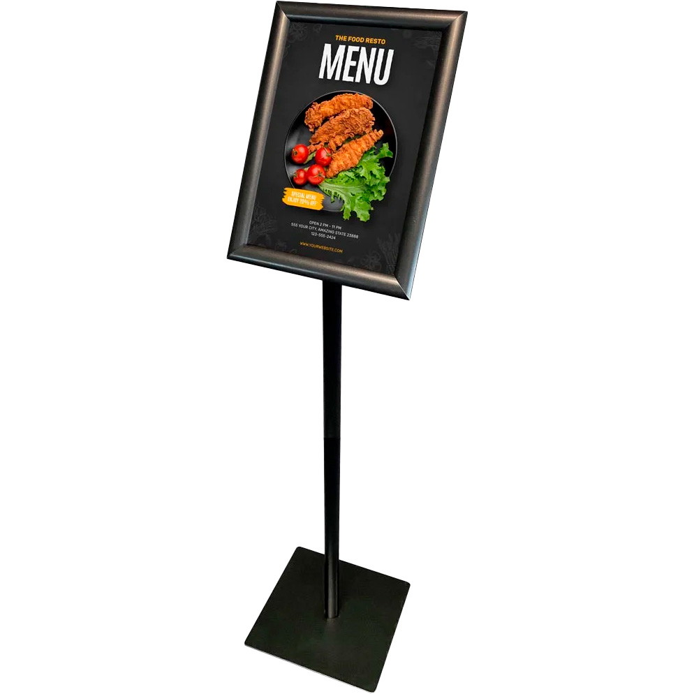 Basic Info Stand gulvskilt A3 Sort