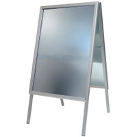 Alu-Line gadeskilt 50x70cm Sølv