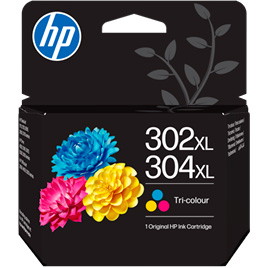 HP 302XL/304XL blækpatron Tri-color 300ark