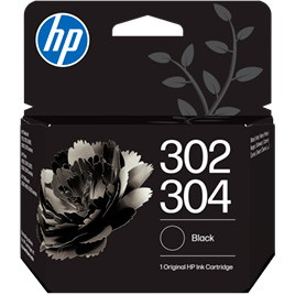 HP 302/304 blækpatron Sort 120ark