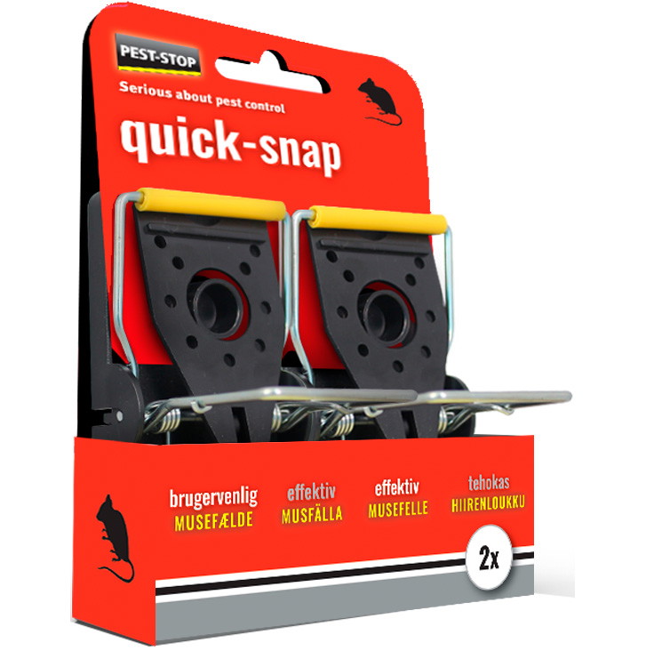 Pest-Stop Quick-Snap musefælde 2stk